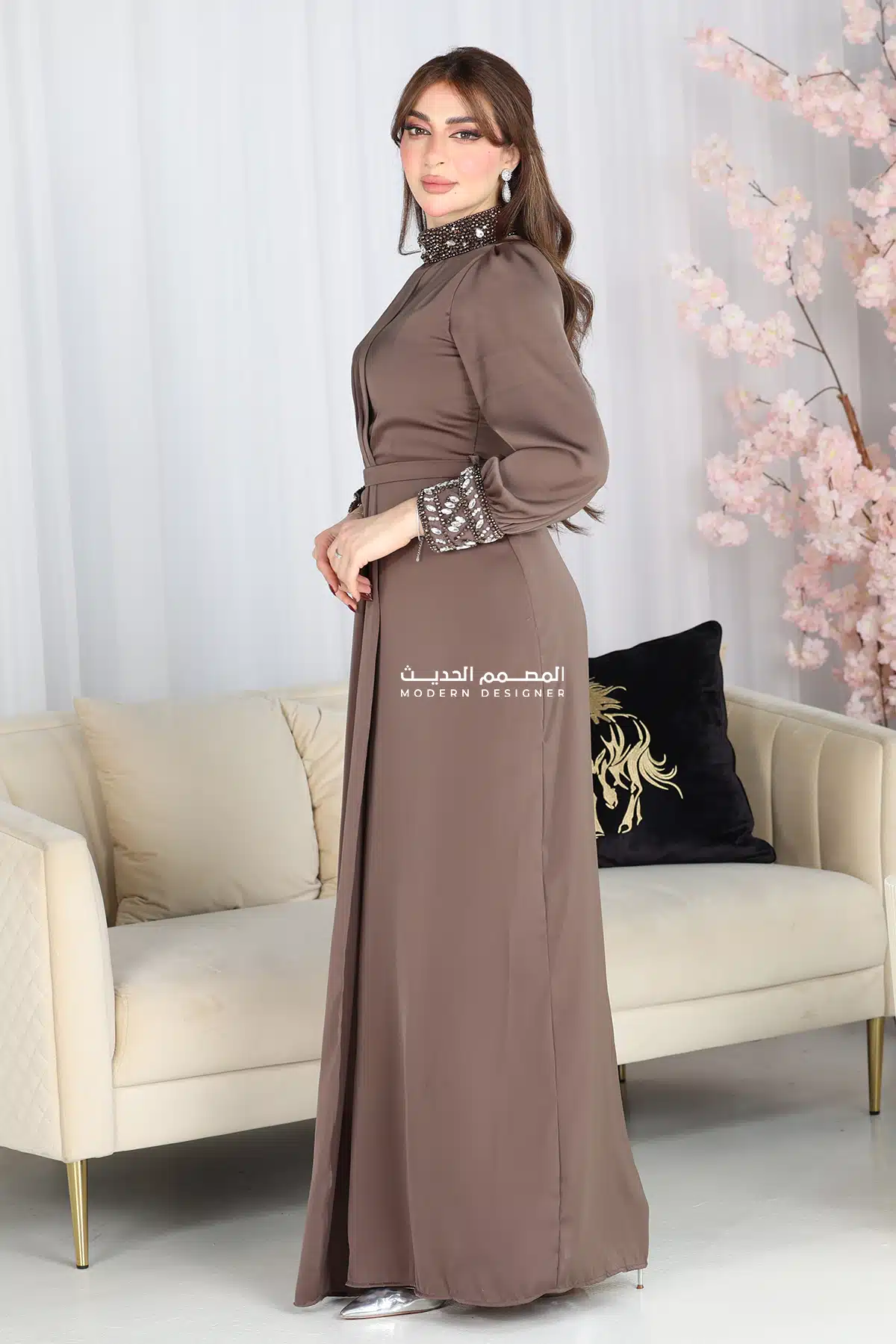 فستان ناعم للمناسبات فاخر