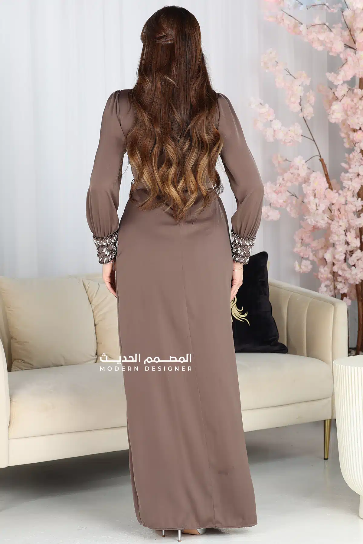 فستان ناعم للمناسبات فاخر