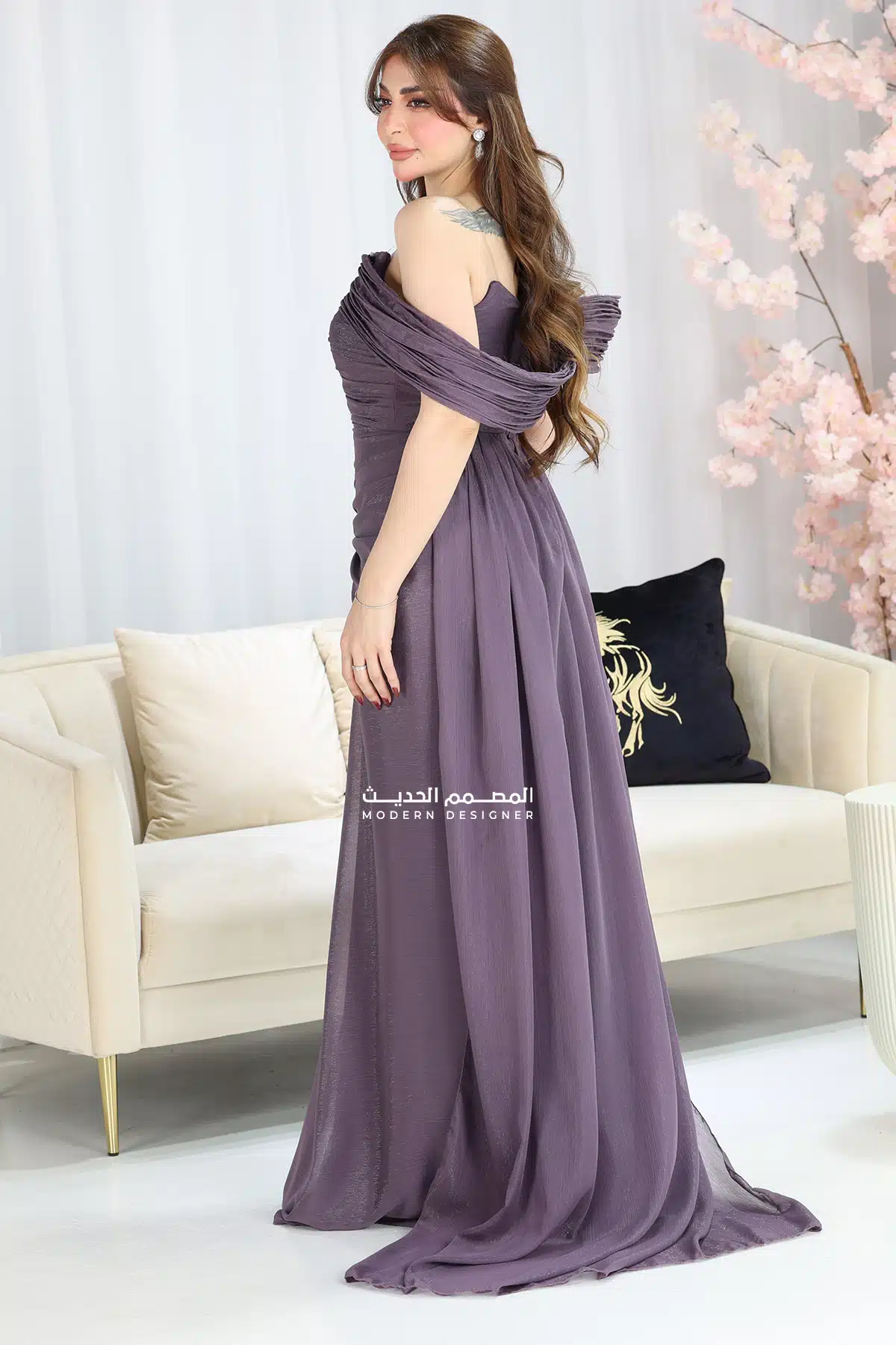 فستان ناعم مناسبات فاخر