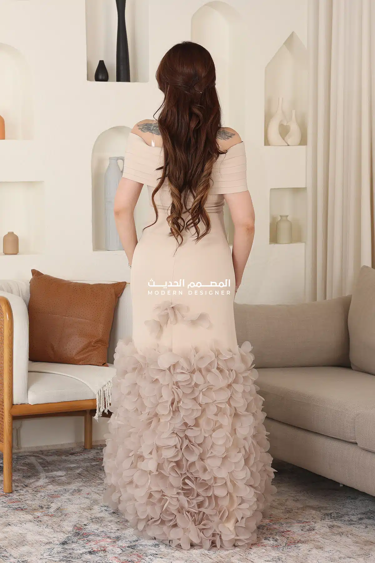 فستان ناعم راقي للمناسبات