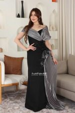 فستان سهرة فاخر ملكي