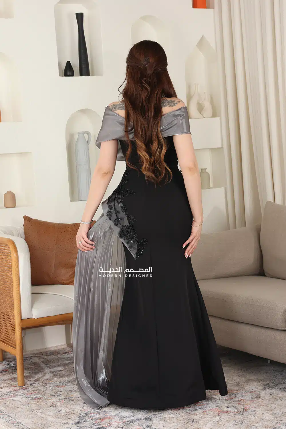 فستان سهرة فاخر ملكي فستان سهرة فاخر ملكي