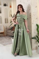 فستان سوارية بتطريز فاخر