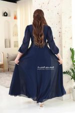 فستان شيفون مطرز راقي