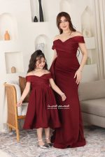 فستان أوف شولدر أنيق