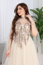 فستان سهرة كلاسيكي فاخر