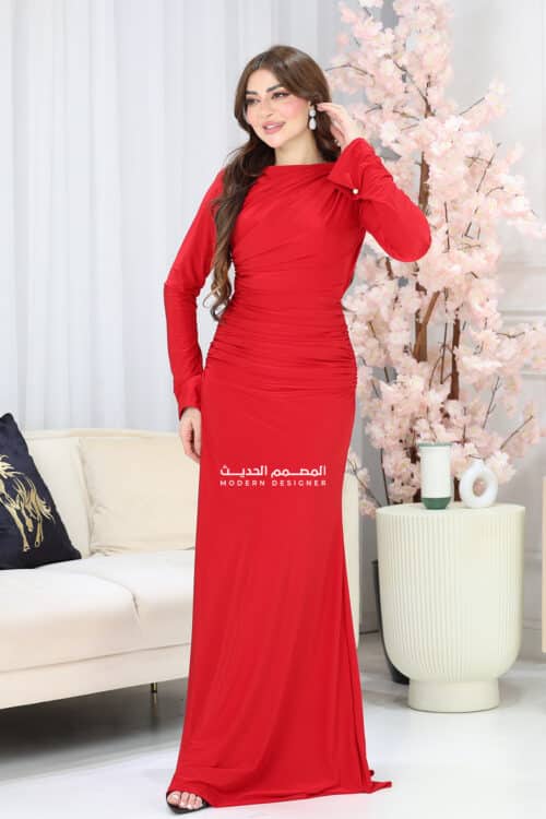 فستان  ناعم  فاخر سواريه