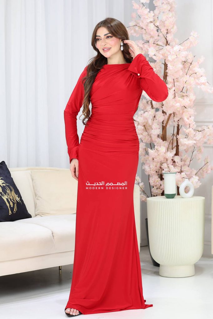 فستان ناعم فاخر سواريه