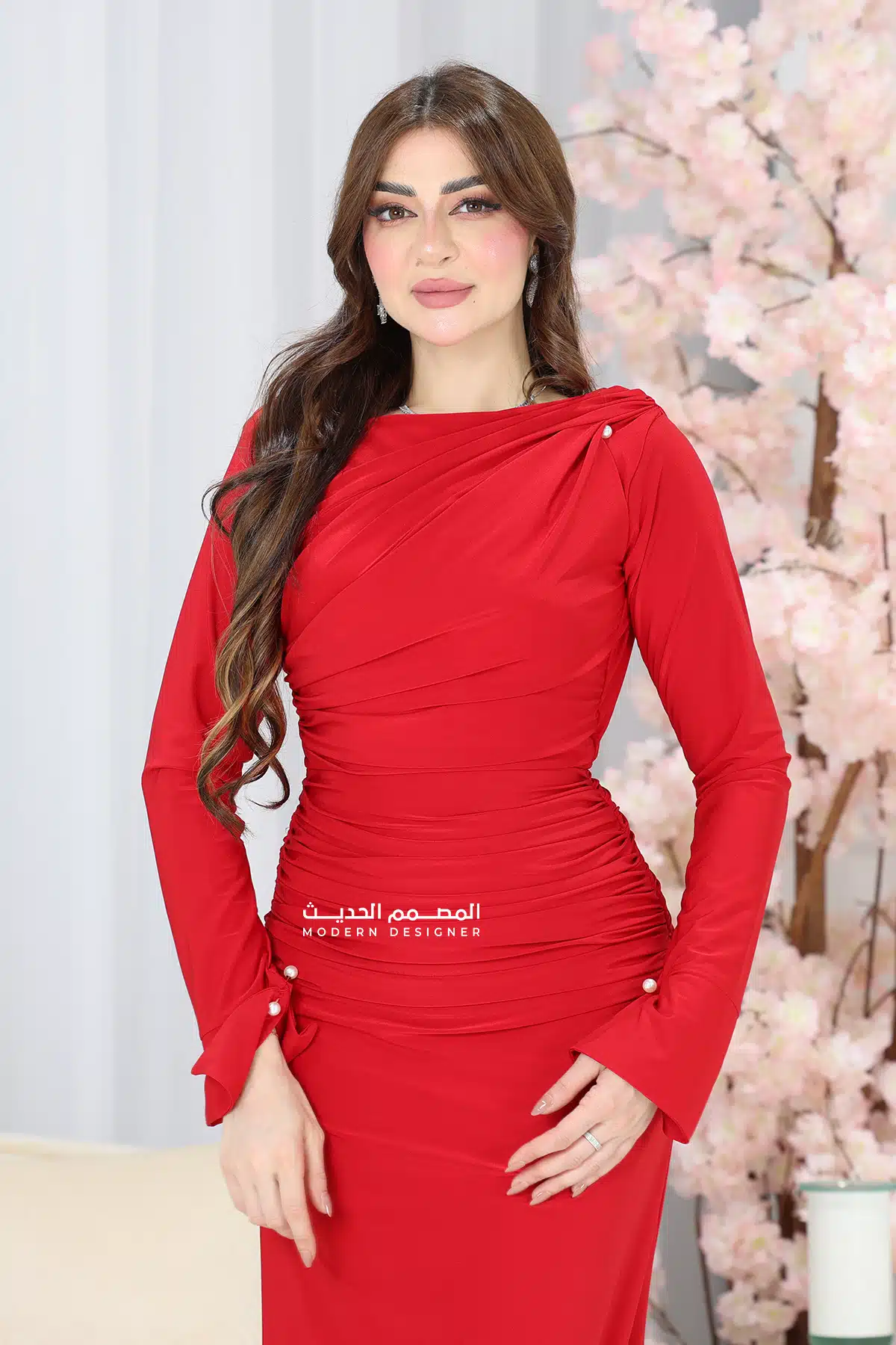 فستان ناعم فاخر سواريه