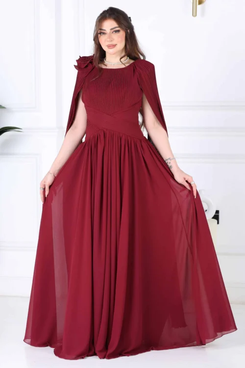 فستان  شيفون  سهرة فاخر