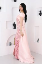 فستان سهرة   بتفاصيل فاخرة