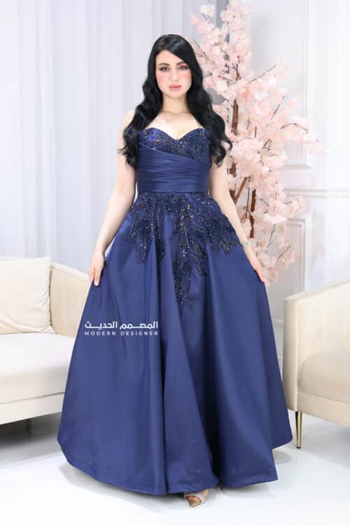 فستان سهرة فاخر للمناسبات