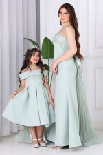 فستان سهرة فاخر مطرز