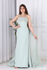 فستان سهرة فاخر مطرز