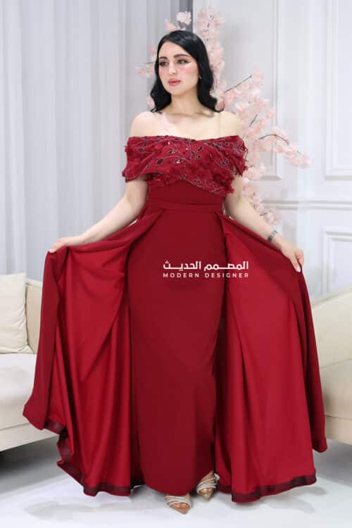 فستان سهرة فخم عصري