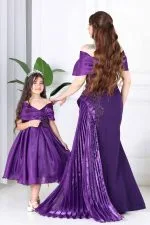 فستان سهرة مطرز فاخر