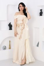 فستان سوارية بتطريز راقي