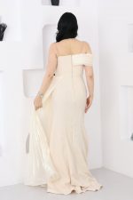 فستان سوارية بتطريز راقي