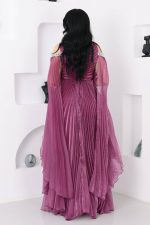 فستان سواريه بأكمام طويلة