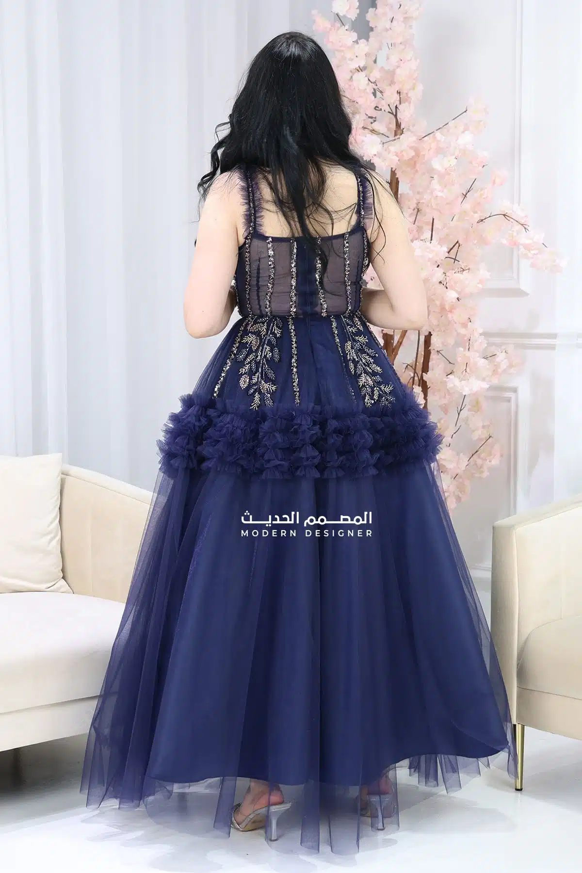فستان سوارية فاخر