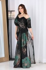 فستان طويل مناسبات فاخر