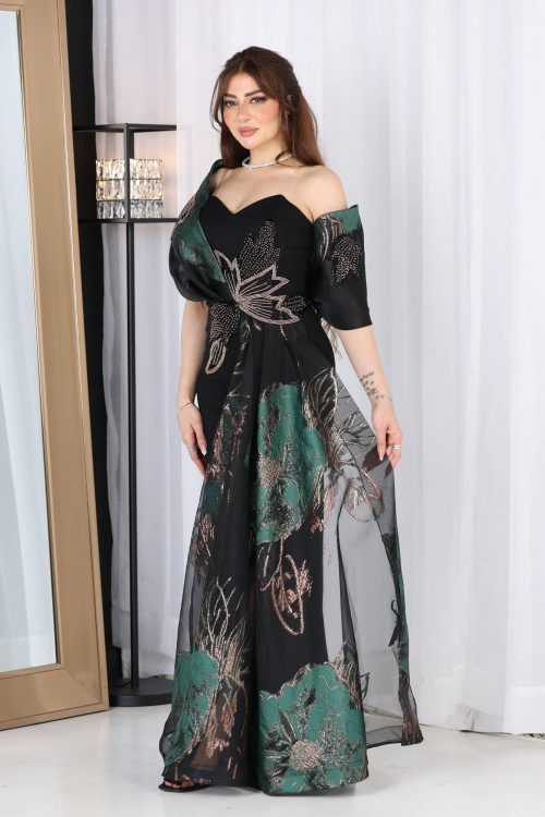 فستان طويل مناسبات فاخر