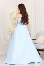 ⁦فستان سهرة تب بتطريز⁩ - الصورة ⁦10⁩