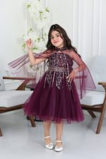 فستان بناتي كاب مطرز