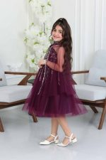 فستان بناتي كاب مطرز