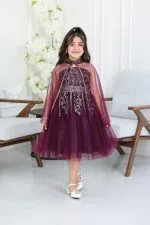 فستان بناتي كاب مطرز