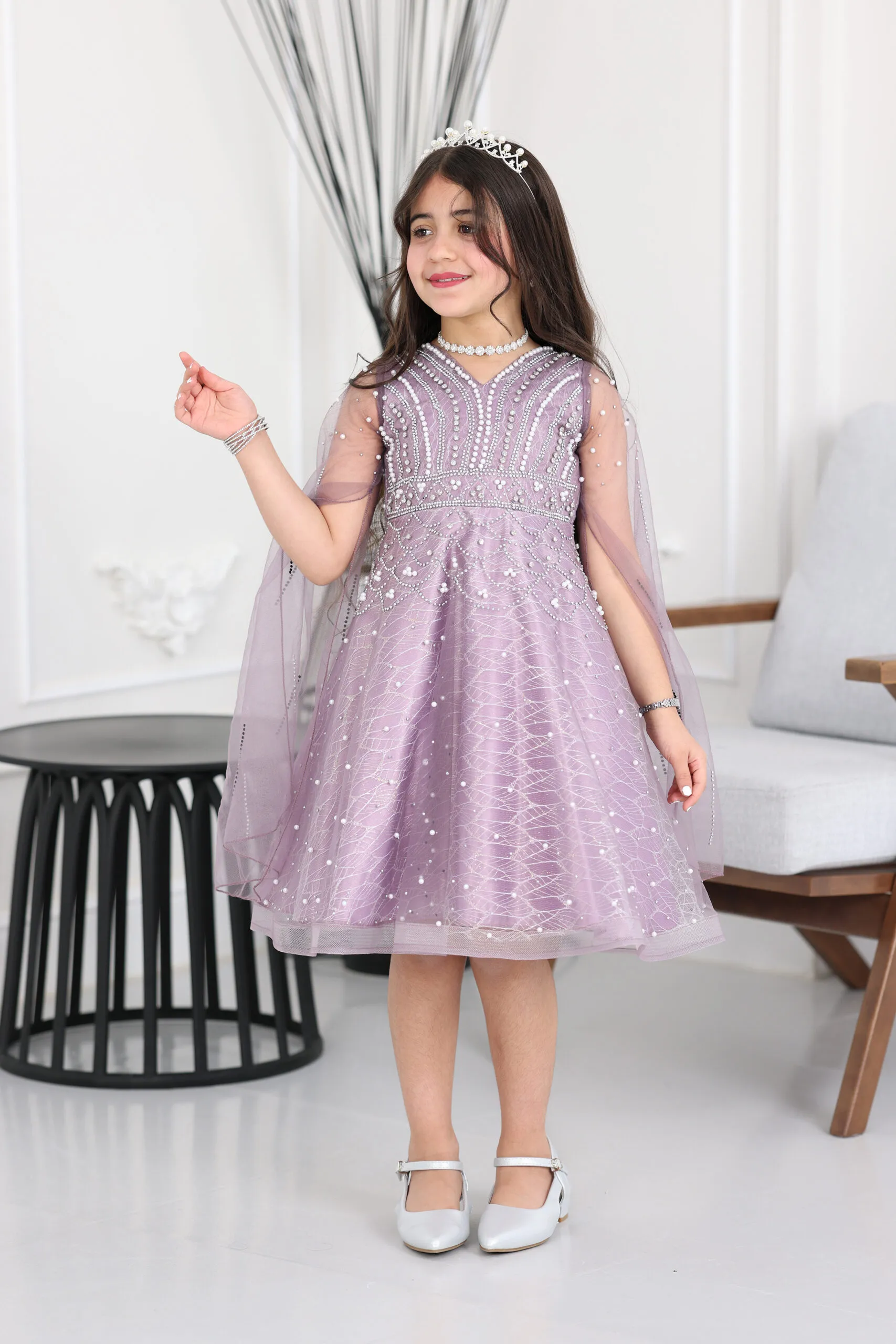فستان بناتي ملكي للمناسبات