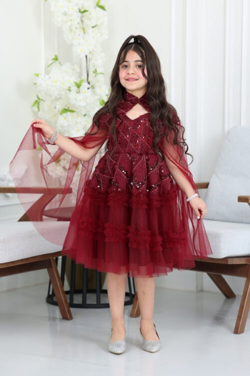 فستان بناتي شك فاخر