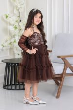 فستان بناتي طبقات فاخر