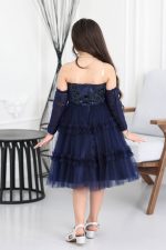 فستان بناتي طبقات فاخر