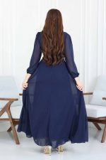 فستان فخم مطرز