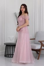 فستان لؤلؤ سهرة ملكي