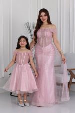 فستان لؤلؤ سهرة ملكي