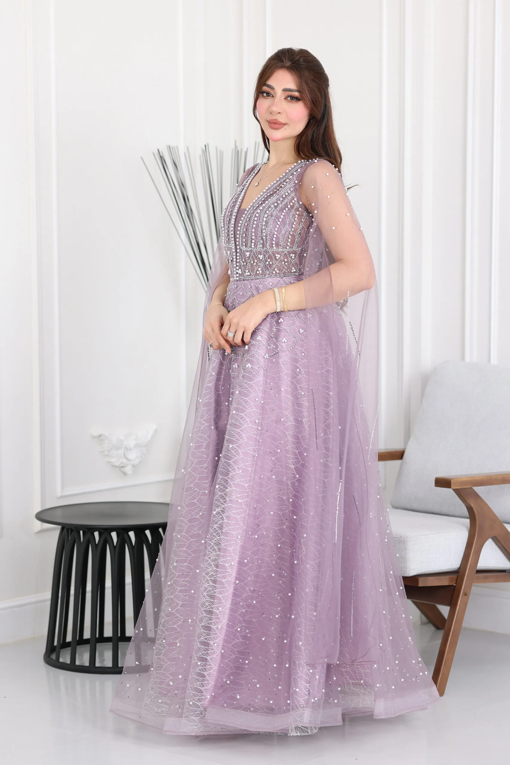 فستان ملكي للمناسبات الفاخرة