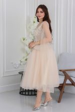 فستان ميدي شك منفوش