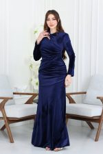 فستان مخمل ناعم سهرة