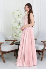 فستان سهرة بوليسية فخم