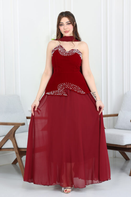 فستان سهرة فخم ملكي