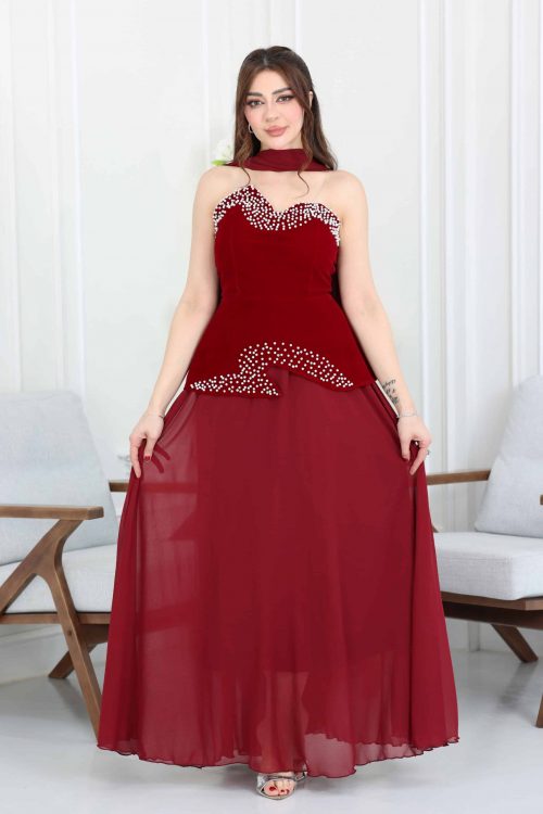 فستان سهرة فخم ملكي