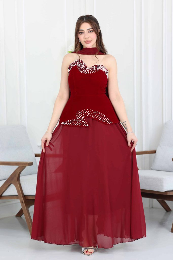 فستان سهرة فخم ملكي