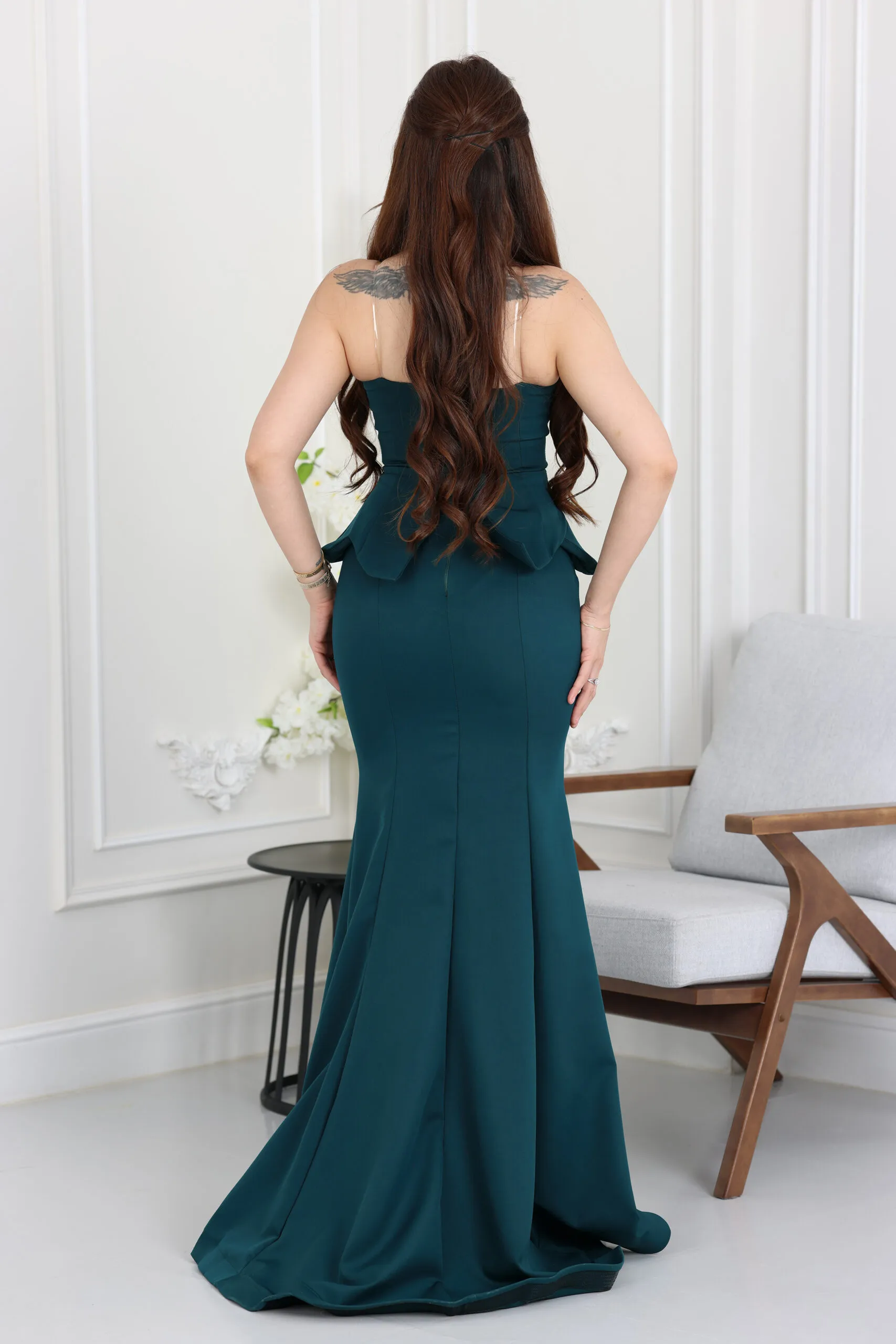 فستان سهرة حفلات فاخر