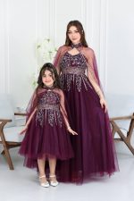 فستان بناتي كاب مطرز