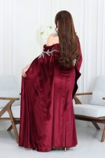 فستان سهرة مخمل فاخر