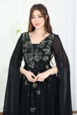 فستان سهرة مطرز راقي