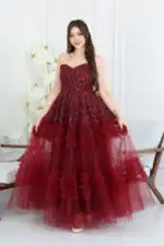 فستان سهرة شك فاخر