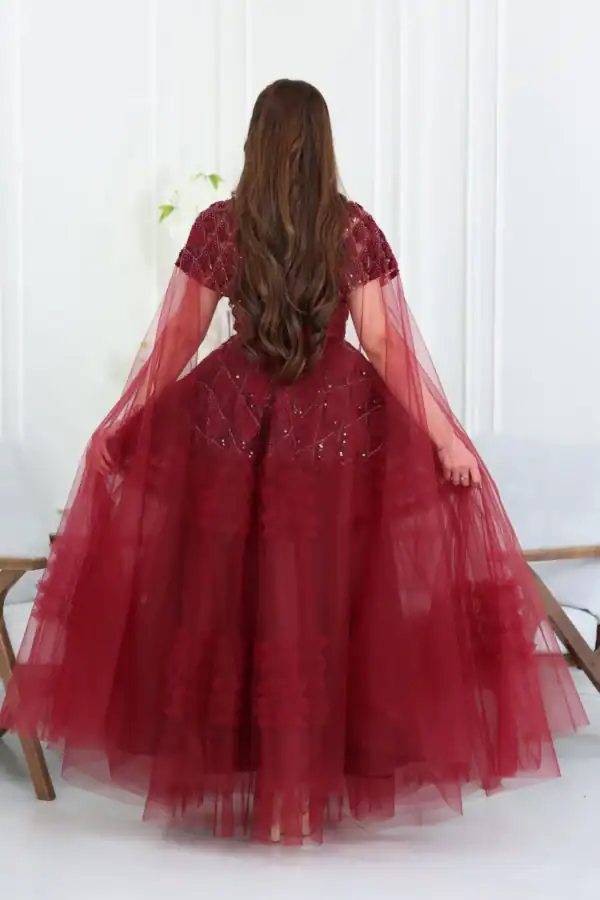 فستان سهرة شك فاخر